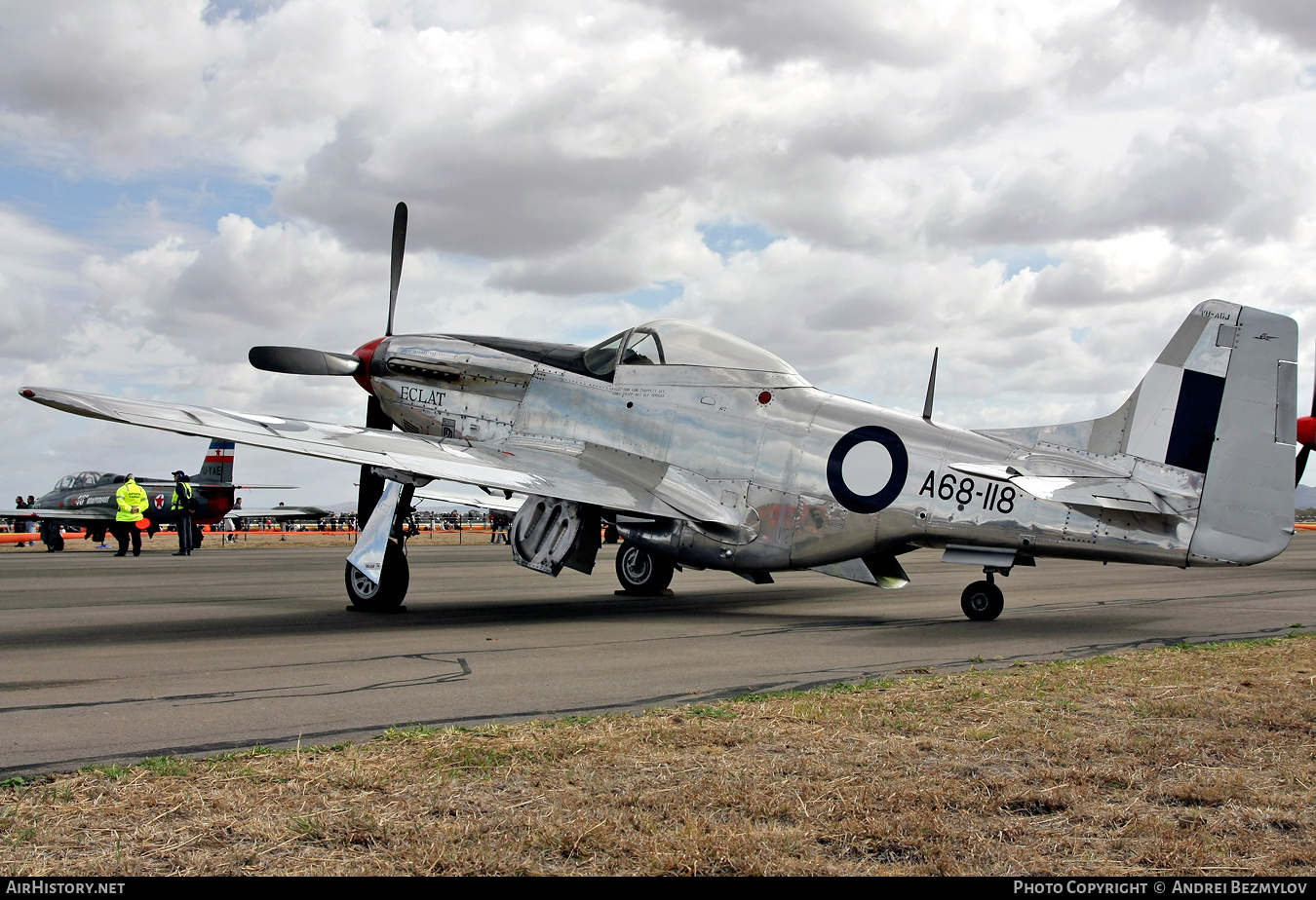 Aircraft Photo of VH-AGJ / A68-118 | Commonwealth CA-18 Mustang 21 (P-51D) | Australia - Air Force | AirHistory.net #101255