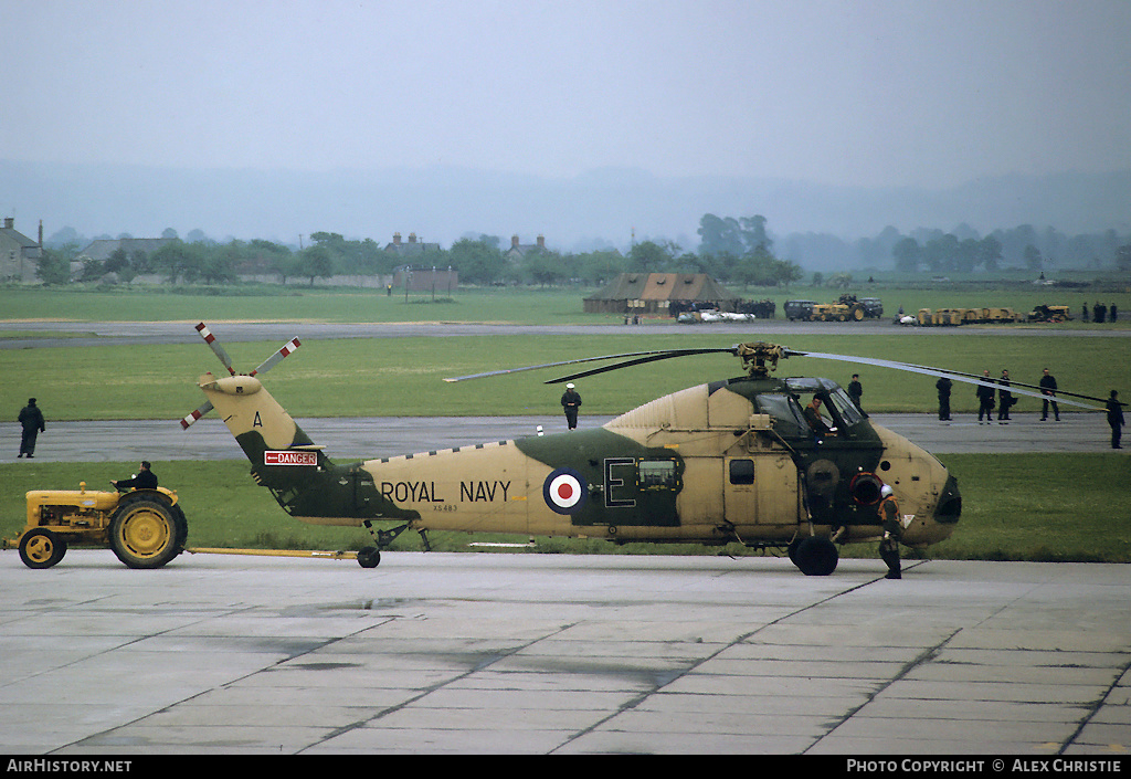 Aircraft Photo of XS483 | Westland WS-58 Wessex HU.5 | UK - Navy | AirHistory.net #101256