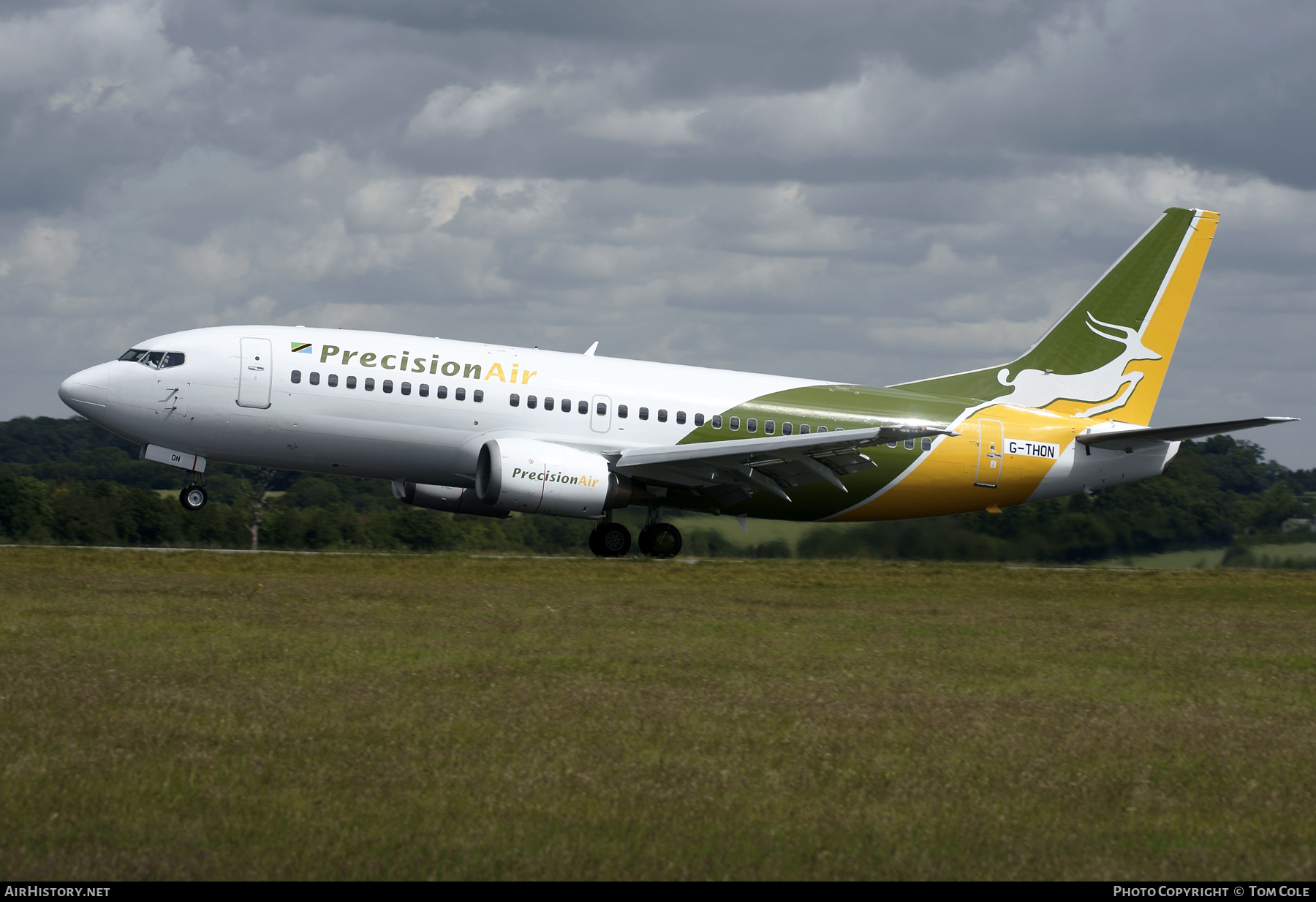 Aircraft Photo of G-THON | Boeing 737-36N | Precision Air | AirHistory.net #101268