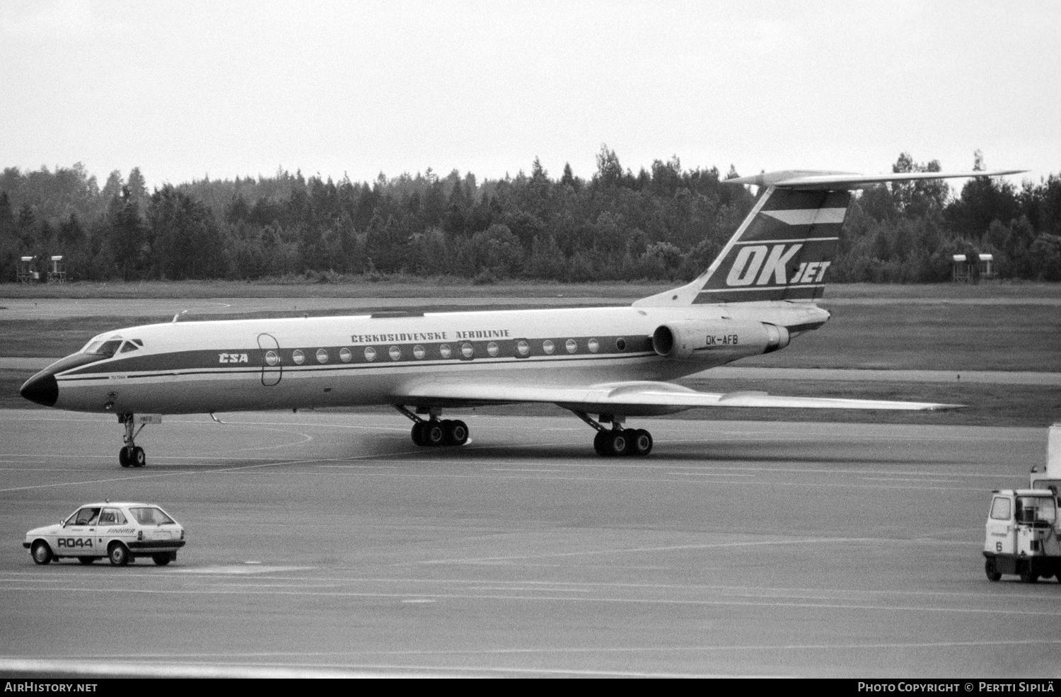 Aircraft Photo of OK-AFB | Tupolev Tu-134A | ČSA - Československé Aerolinie - Czechoslovak Airlines | AirHistory.net #101273