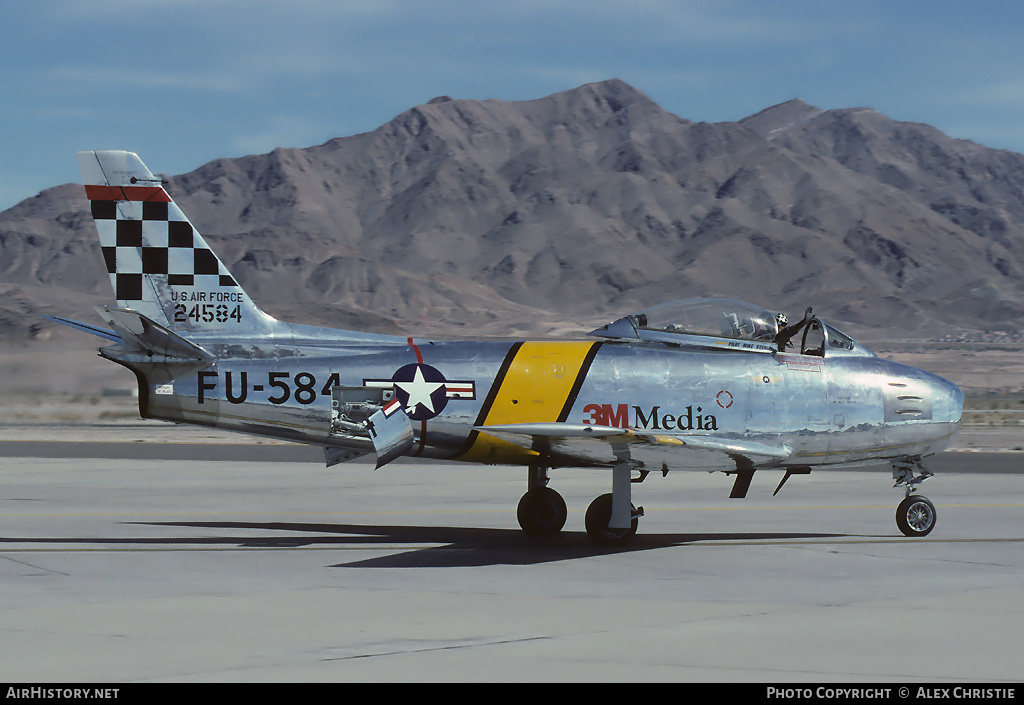 Aircraft Photo of N188RL / NX188RL / 24584 | North American F-86F Sabre | USA - Air Force | AirHistory.net #101283