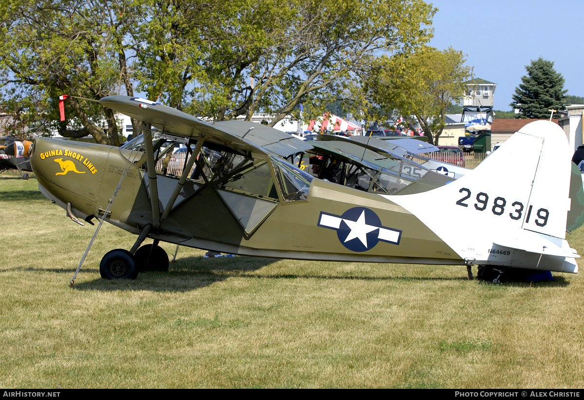 Aircraft Photo of N64669 / 298319 | Stinson L-5 Sentinel | USA - Air Force | AirHistory.net #101284