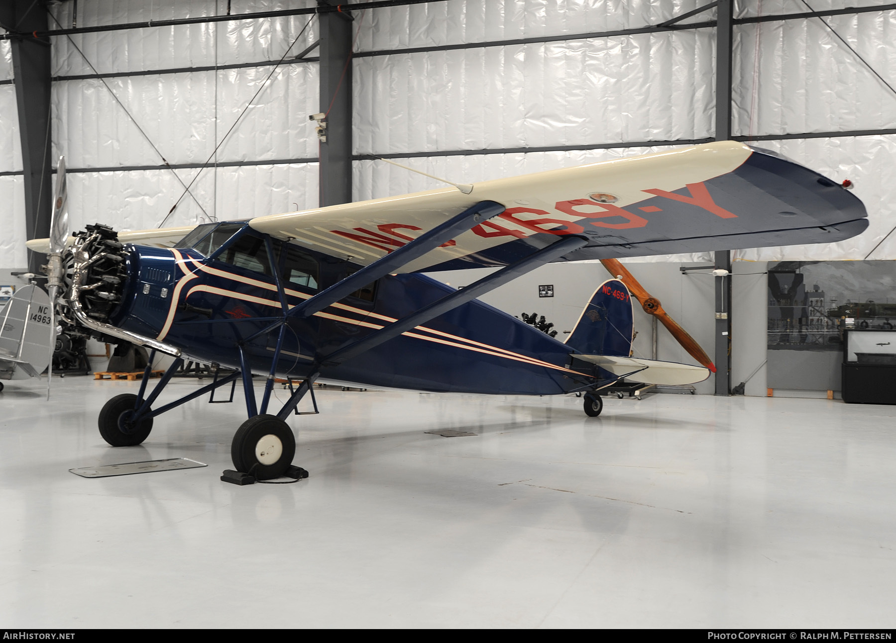 Aircraft Photo of N469Y / NC469-Y | Stinson SM-8A | AirHistory.net #101308