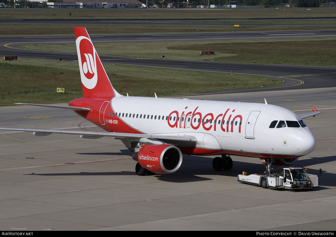 Aircraft Photo of HB-IOX | Airbus A319-112 | Air Berlin | AirHistory.net #101327