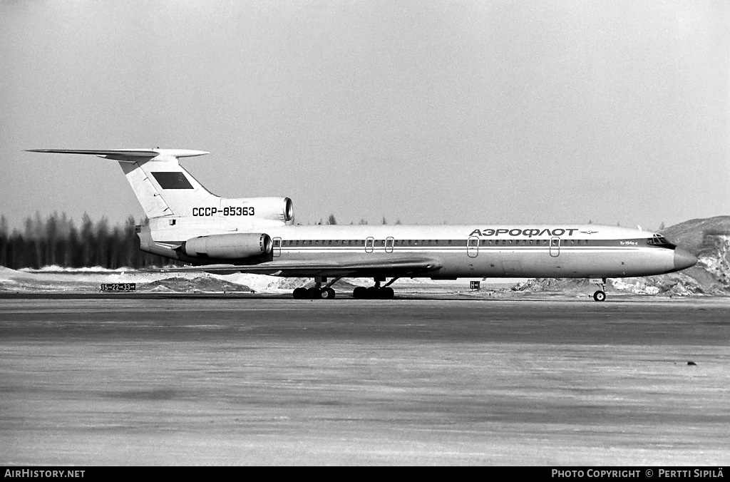 Aircraft Photo of CCCP-85363 | Tupolev Tu-154B-2 | Aeroflot | AirHistory.net #101332