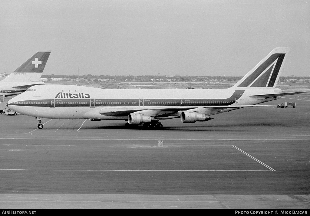 Aircraft Photo of I-DEME | Boeing 747-143 | Alitalia | AirHistory.net #101358