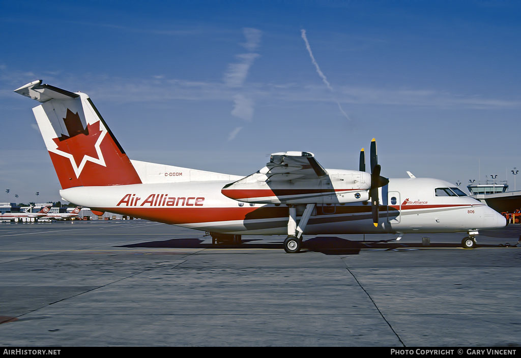 Aircraft Photo of C-GGOM | De Havilland Canada DHC-8-102 Dash 8 | Air Alliance | AirHistory.net #101362