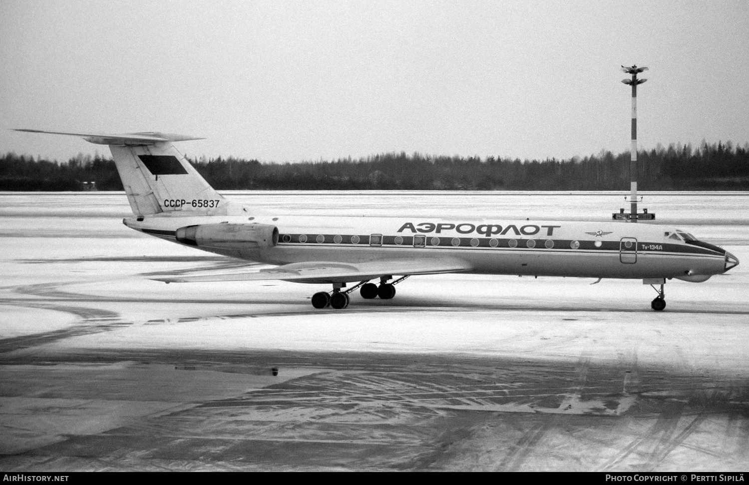 Aircraft Photo of CCCP-65837 | Tupolev Tu-134A | Aeroflot | AirHistory.net #101365