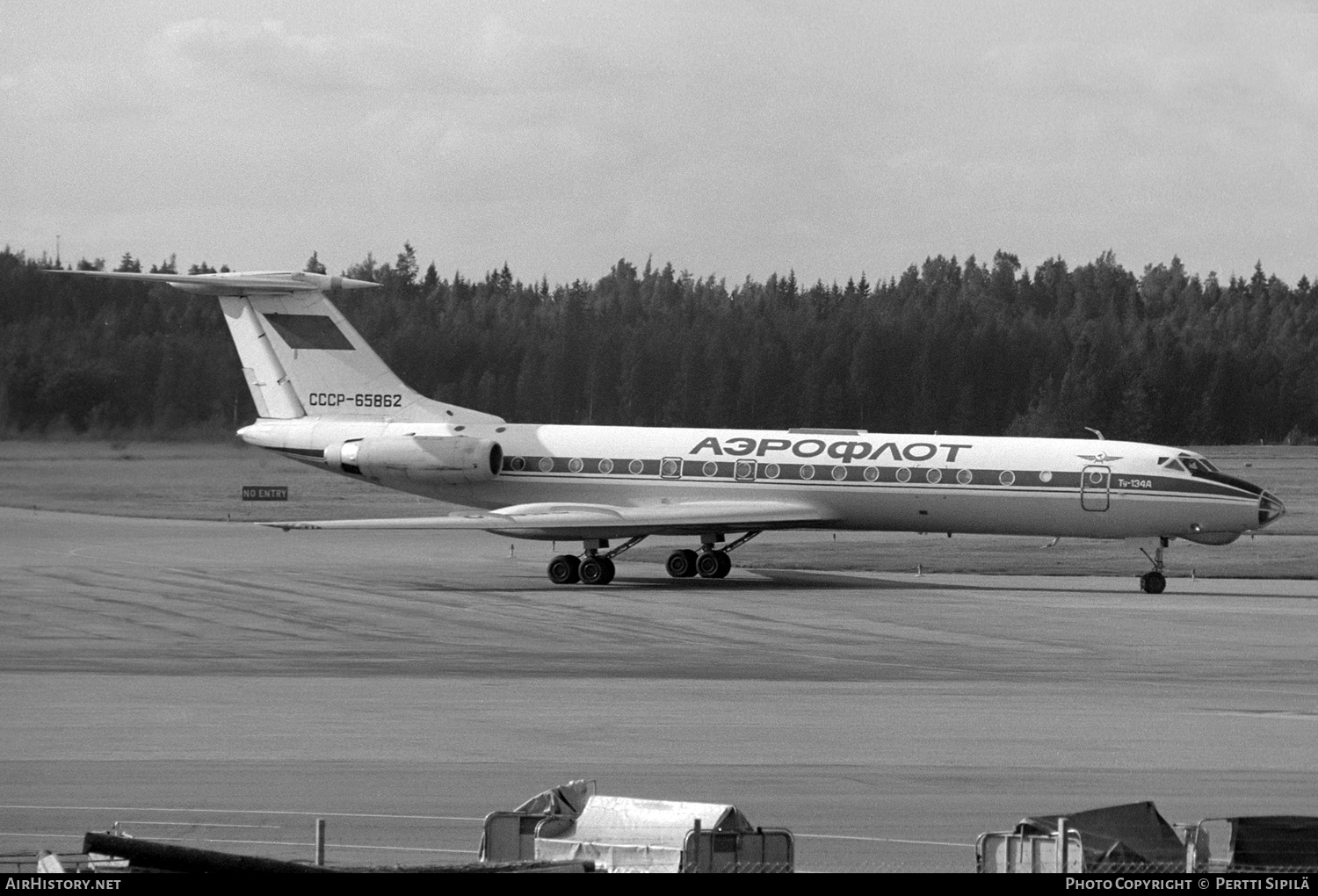 Aircraft Photo of CCCP-65862 | Tupolev Tu-134A | Aeroflot | AirHistory.net #101372