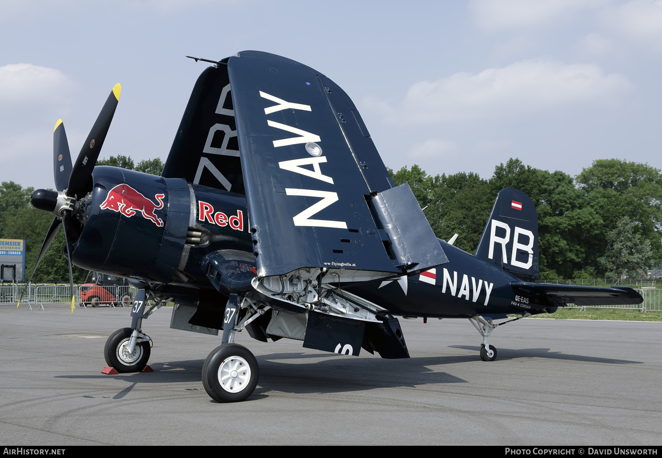 Aircraft Photo of OE-EAS | Vought F4U-4 Corsair | Red Bull | USA - Navy | AirHistory.net #101373