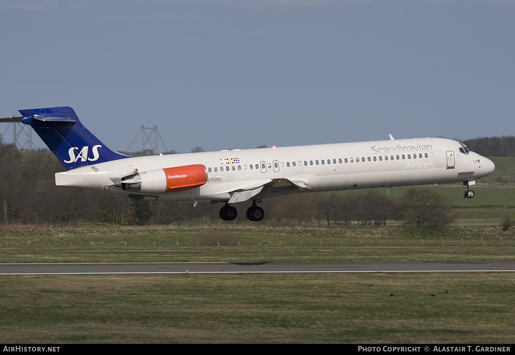 Aircraft Photo of LN-RMU | McDonnell Douglas MD-87 (DC-9-87) | Scandinavian Airlines - SAS | AirHistory.net #101446