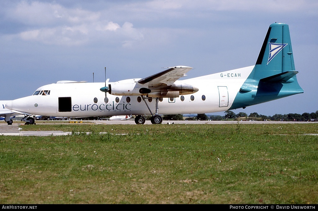 Aircraft Photo of G-ECAH | Fokker F27-500 Friendship | EuroCeltic Airways | AirHistory.net #101459