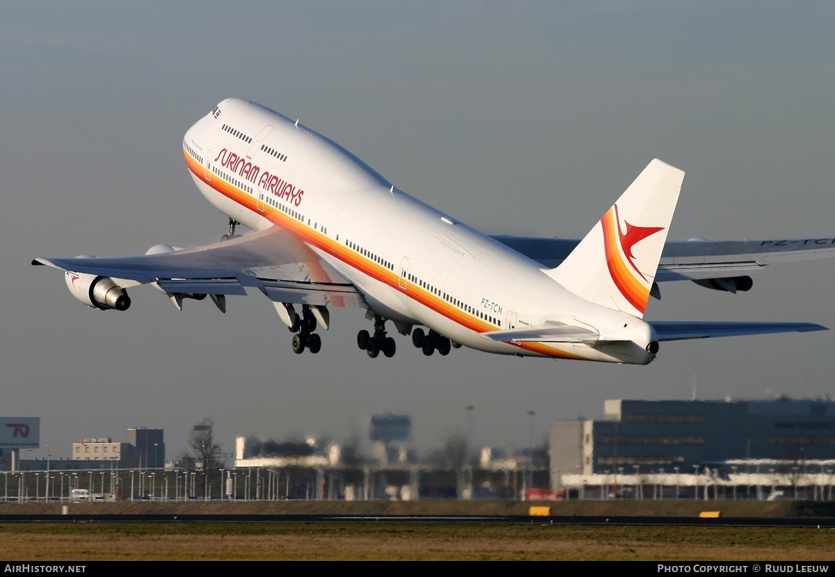 Aircraft Photo of PZ-TCM | Boeing 747-306M | Surinam Airways | AirHistory.net #101476