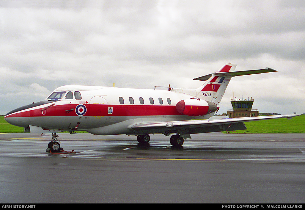 Aircraft Photo of XS738 | Hawker Siddeley HS-125-2 Dominie T1 | UK - Air Force | AirHistory.net #101477