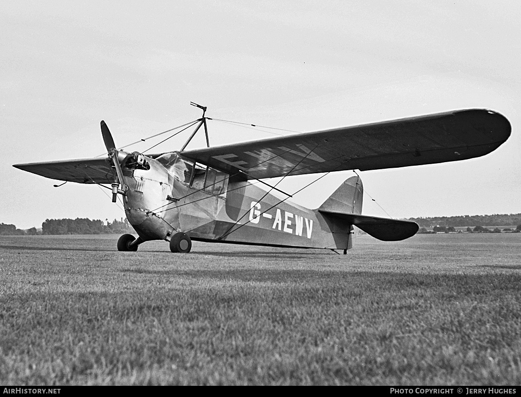 Aircraft Photo of G-AEWV | Aeronca 100 | AirHistory.net #101539