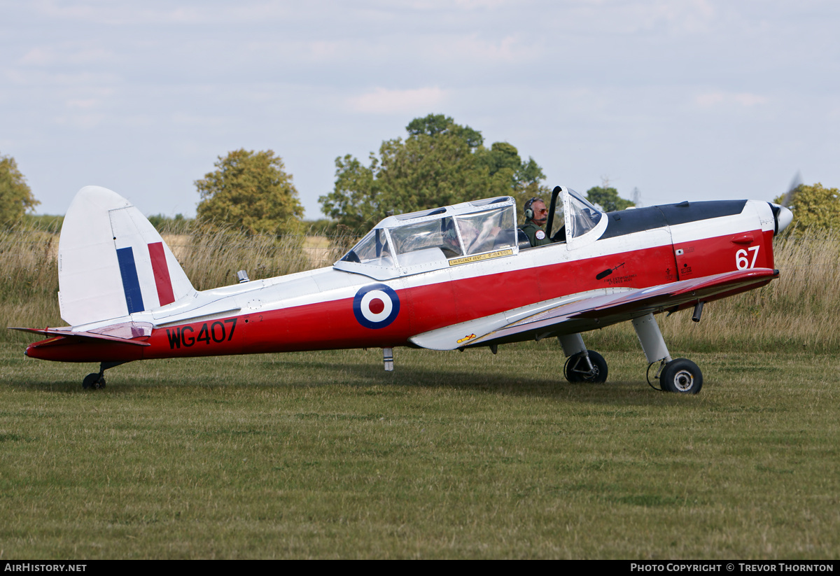 Aircraft Photo of G-BWMX / WG407 | De Havilland DHC-1 Chipmunk Mk22 | UK - Air Force | AirHistory.net #101541