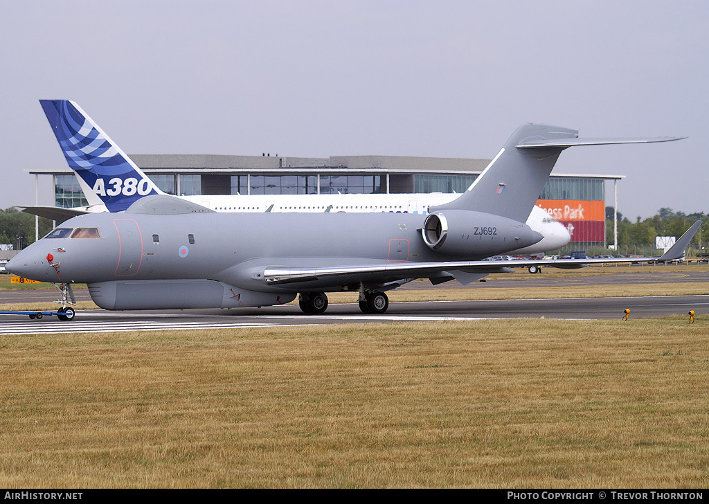 Aircraft Photo of ZJ692 | Bombardier Sentinel R.1 (BD-700-1A10) | UK - Air Force | AirHistory.net #101543