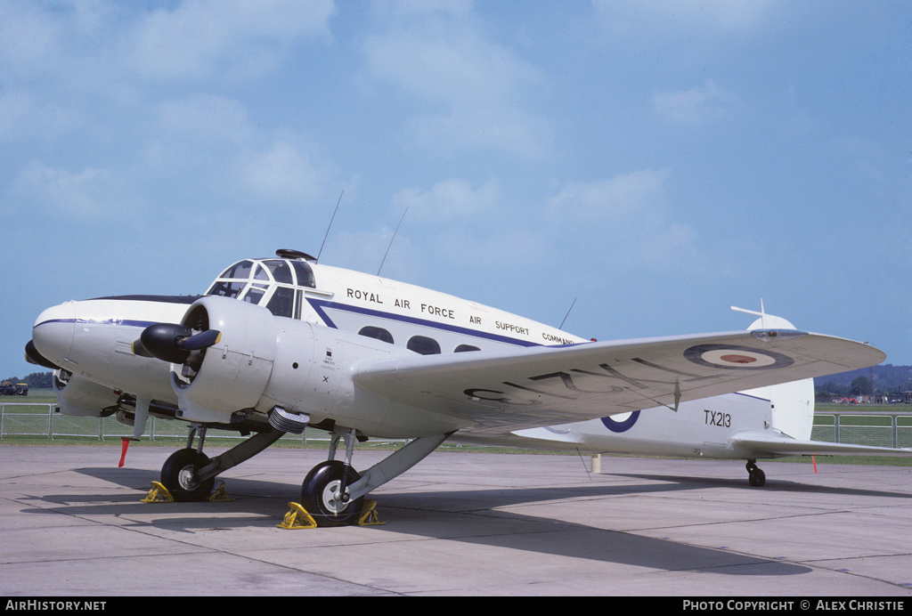 Aircraft Photo of TX213 | Avro 652A Anson C19/2 | UK - Air Force | AirHistory.net #101568