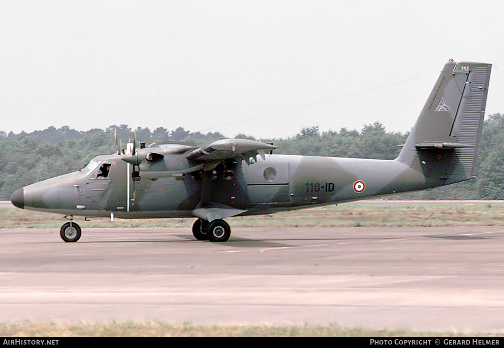 Aircraft Photo of 743 | De Havilland Canada DHC-6-300 Twin Otter | France - Air Force | AirHistory.net #101578