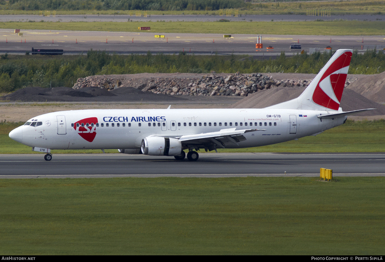 Aircraft Photo of OM-GTB | Boeing 737-49R | ČSA - Czech Airlines | AirHistory.net #101583