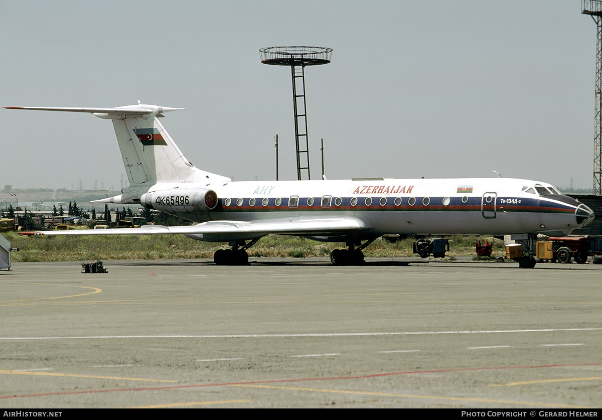 Aircraft Photo of 4K-65496 | Tupolev Tu-134A-3 Balkany | Azerbaijan Government | AirHistory.net #101613