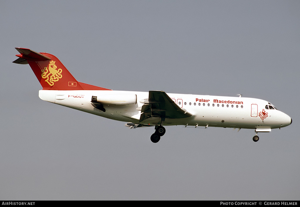 Aircraft Photo of F-GDUY | Fokker F28-4000 Fellowship | Palair Macedonian Airlines | AirHistory.net #101614