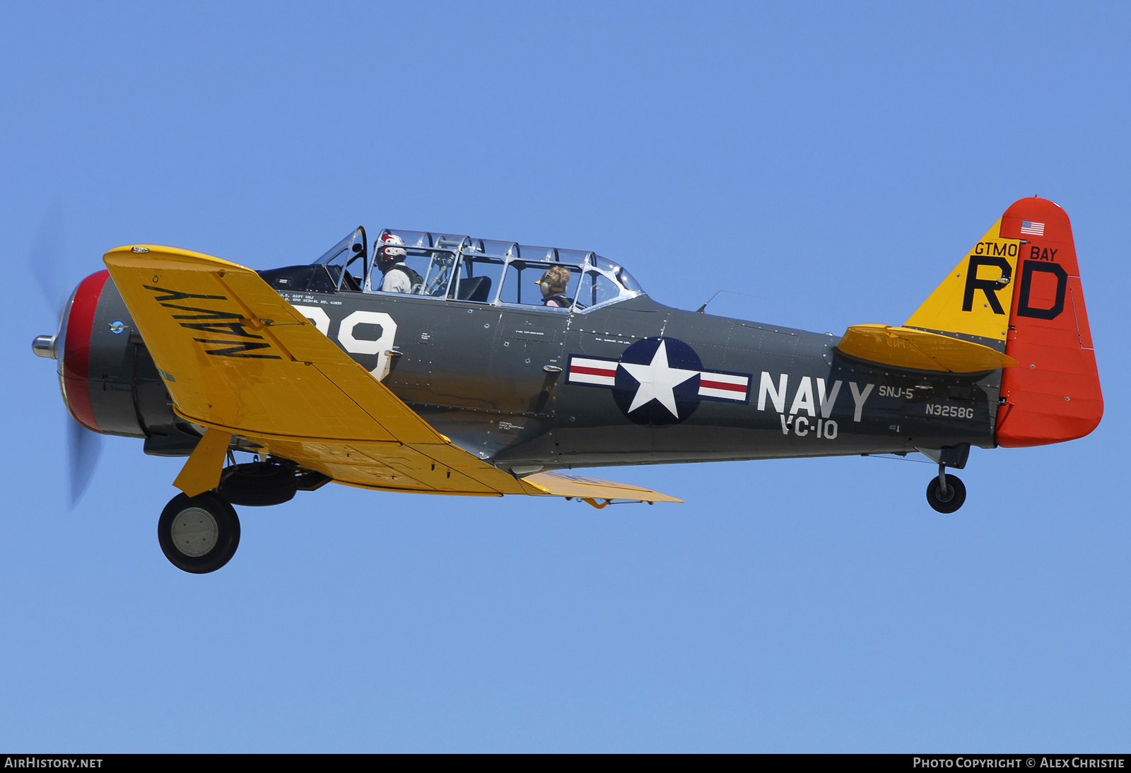 Aircraft Photo of N3258G | North American SNJ-5 Texan | USA - Navy | AirHistory.net #101661