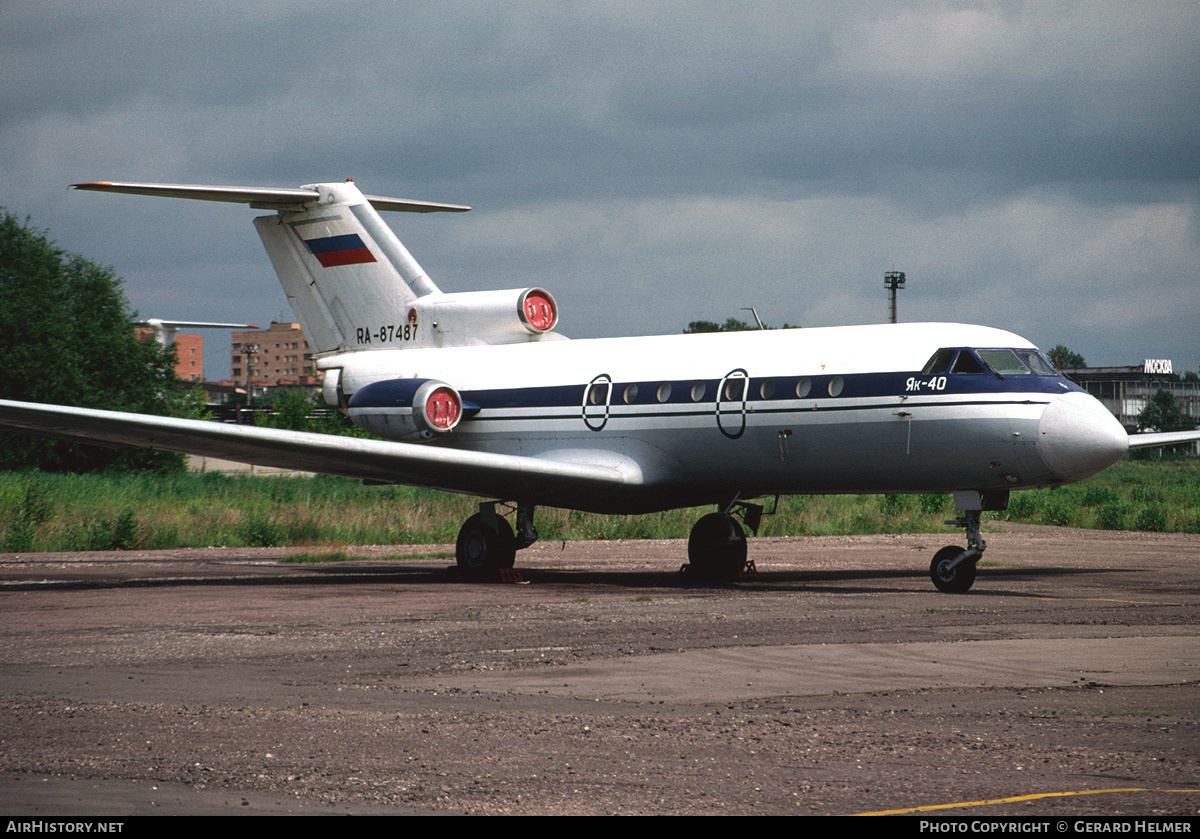 Aircraft Photo of RA-87487 | Yakovlev Yak-40 | AirHistory.net #101681