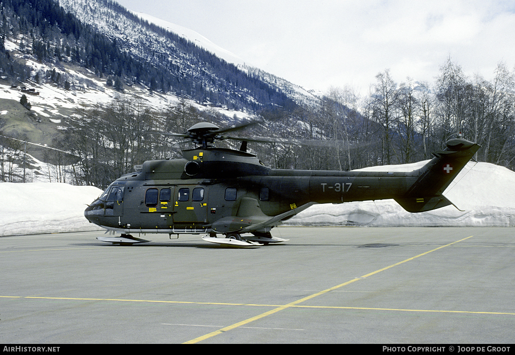 Aircraft Photo of T-317 | Aerospatiale TH89 Super Puma (AS-332M1) | Switzerland - Air Force | AirHistory.net #101711