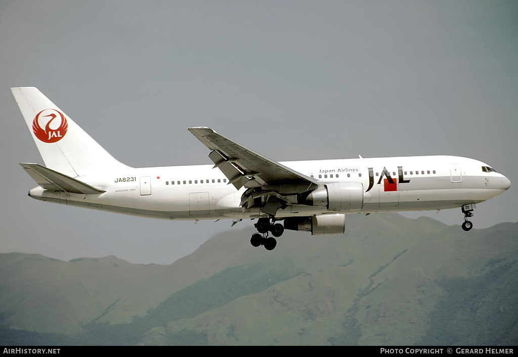 Aircraft Photo of JA8231 | Boeing 767-246 | Japan Airlines - JAL | AirHistory.net #101738