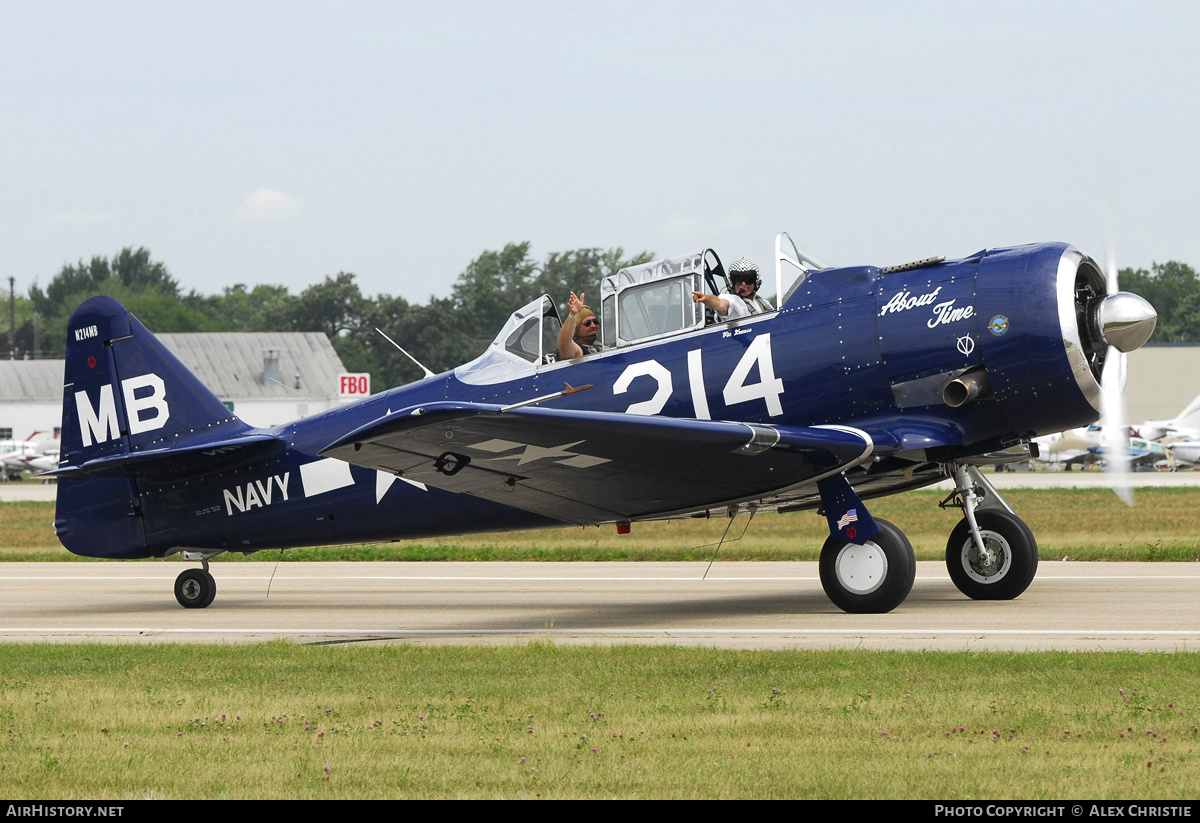 Aircraft Photo of N214MB | North American SNJ-5 Texan | USA - Navy | AirHistory.net #101768