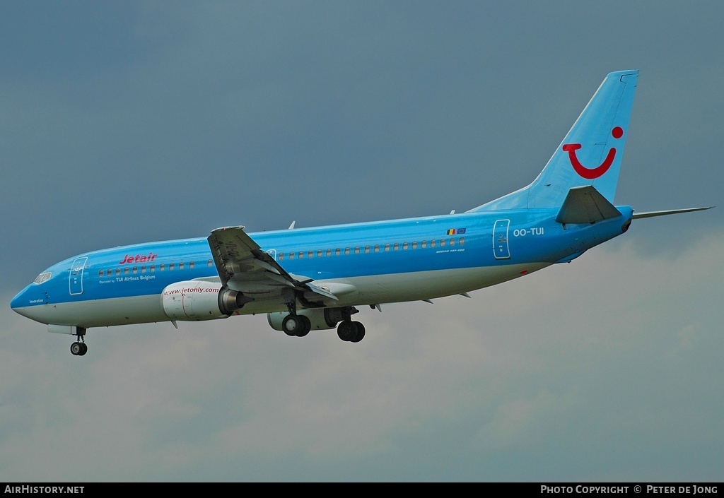 Aircraft Photo of OO-TUI | Boeing 737-4K5 | Jetair | AirHistory.net #101784