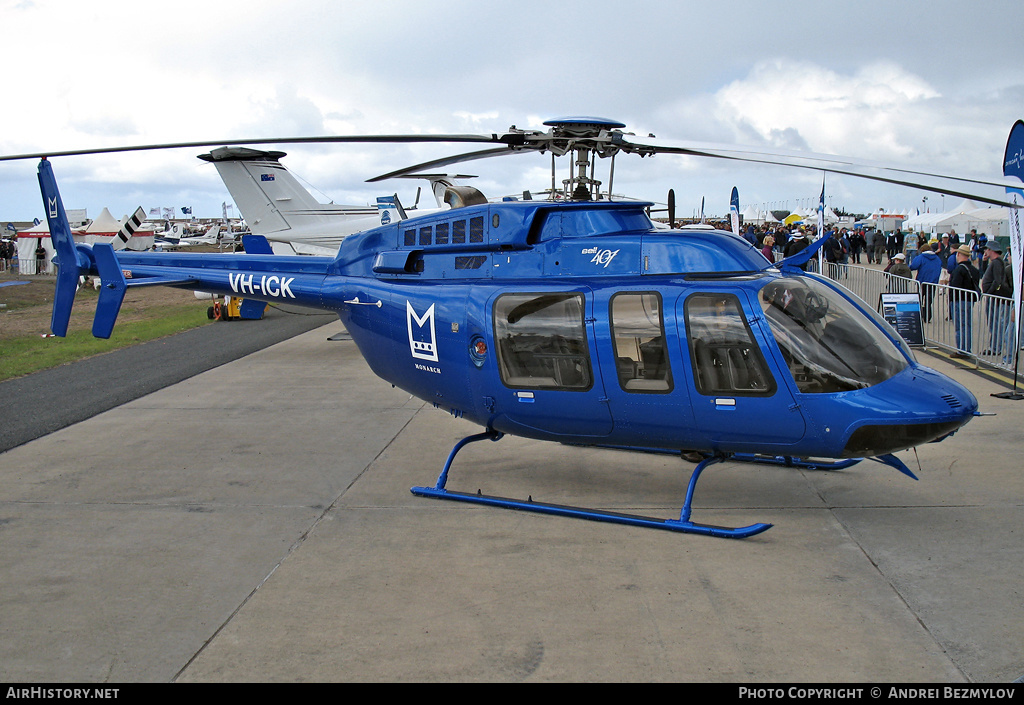 Aircraft Photo of VH-ICK | Bell 407 | Monarch Helicopters | AirHistory.net #101791