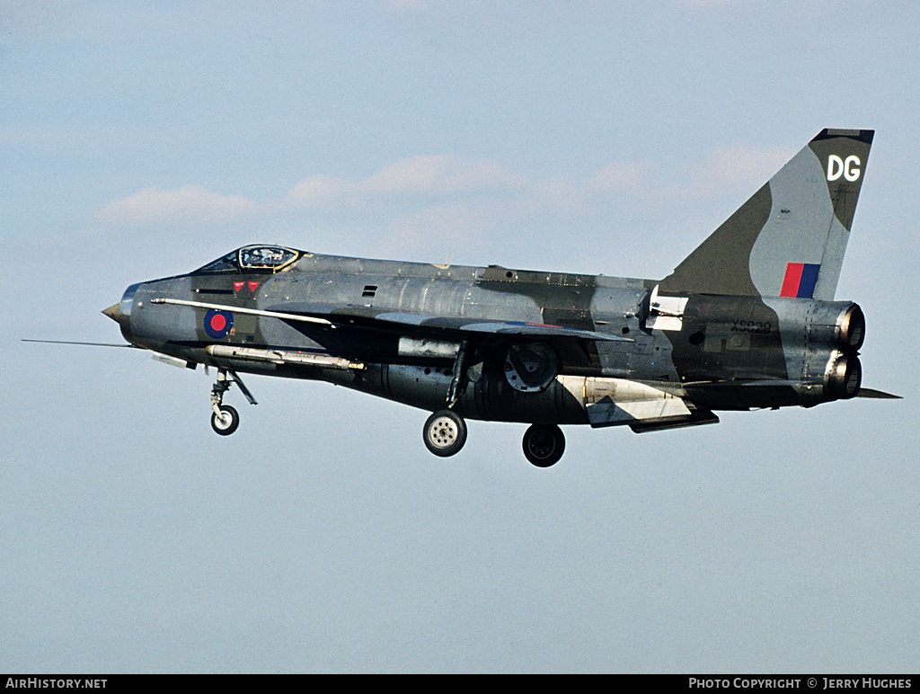 Aircraft Photo of XS929 | English Electric Lightning F6 | UK - Air Force | AirHistory.net #101795