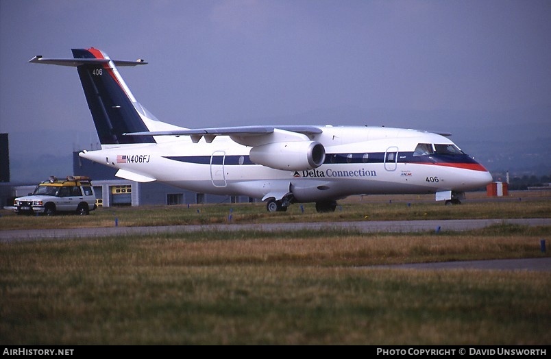 Aircraft Photo of N406FJ | Fairchild Dornier 328-310 328JET | Delta Connection | AirHistory.net #101834