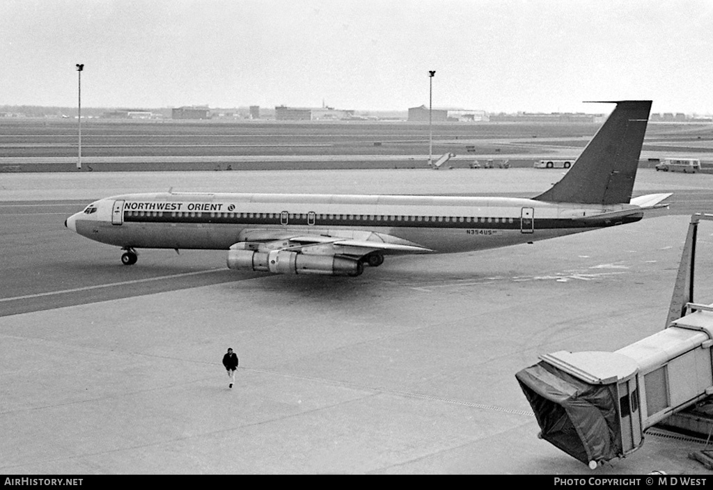 Aircraft Photo of N354US | Boeing 707-351B/SCD | Northwest Orient Airlines | AirHistory.net #101838