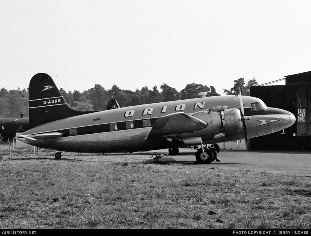 Aircraft Photo of G-AGRS | Vickers 498 Viking 1A | Orion Airways | AirHistory.net #101841