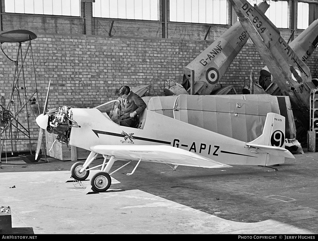 Aircraft Photo of G-APIZ | Druine D-31 Turbulent | AirHistory.net #101868
