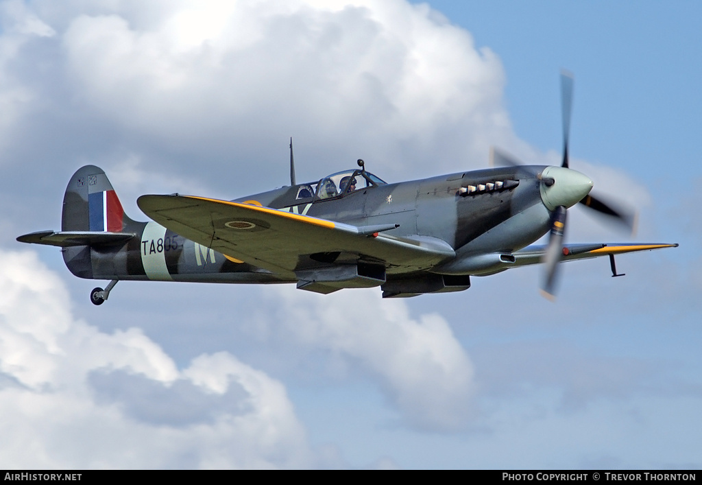 Aircraft Photo of G-PMNF / TA805 | Supermarine 361 Spitfire HF9E | AirHistory.net #101876