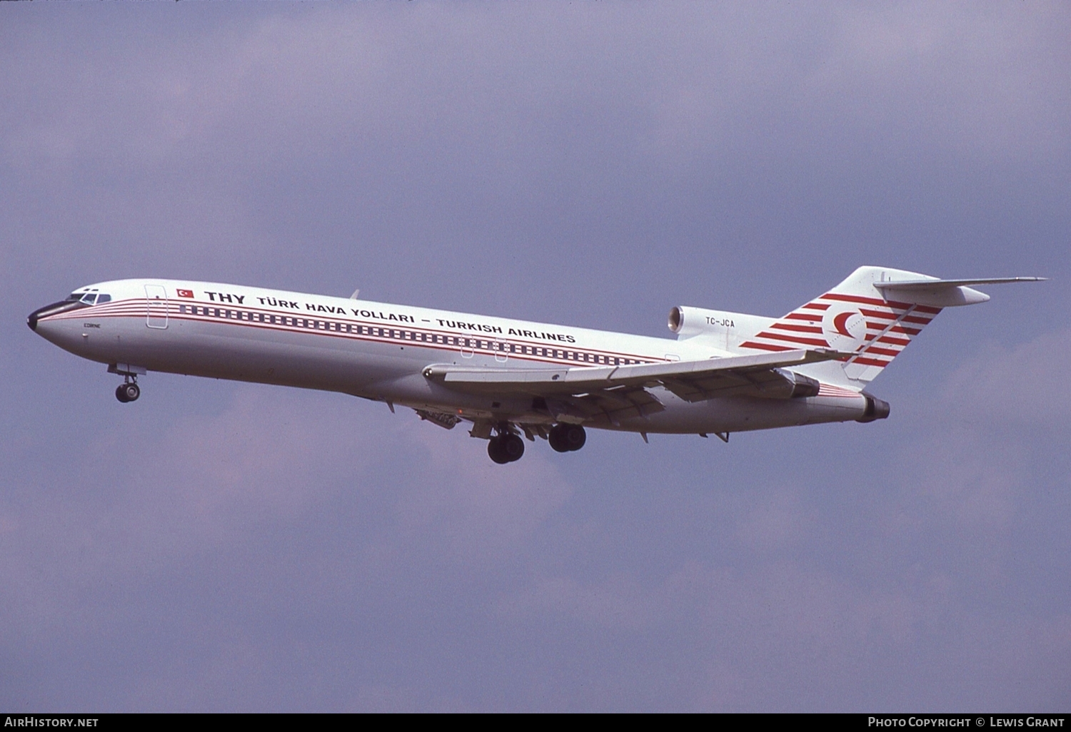 Aircraft Photo of TC-JCA | Boeing 727-2F2/Adv | THY Türk Hava Yolları - Turkish Airlines | AirHistory.net #101898