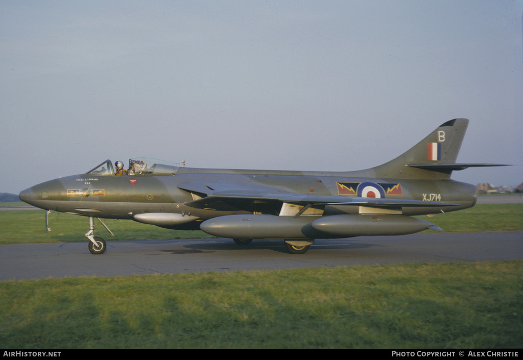 Aircraft Photo of XJ714 | Hawker Hunter FR10 | UK - Air Force | AirHistory.net #101914