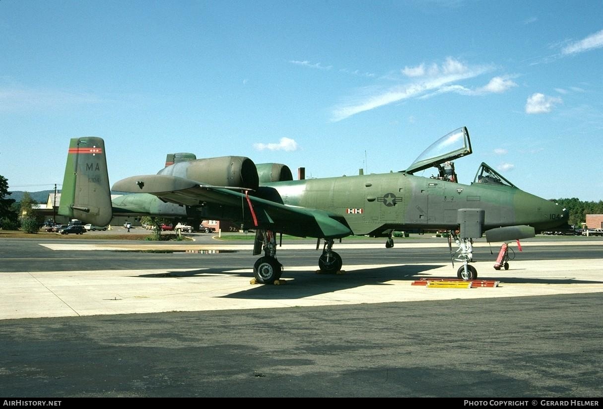 Aircraft Photo of 79-0104 / AF79-104 | Fairchild A-10A Thunderbolt II | USA - Air Force | AirHistory.net #101958