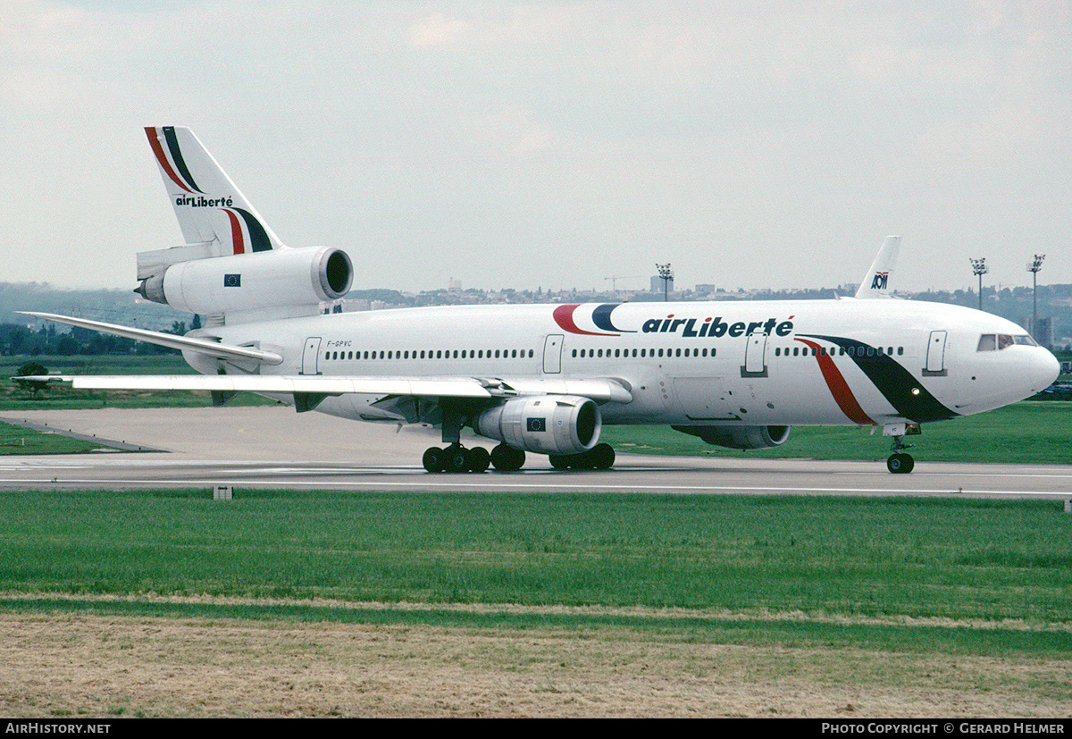 Aircraft Photo of F-GPVC | McDonnell Douglas DC-10-30(ER) | Air Liberté | AirHistory.net #101960