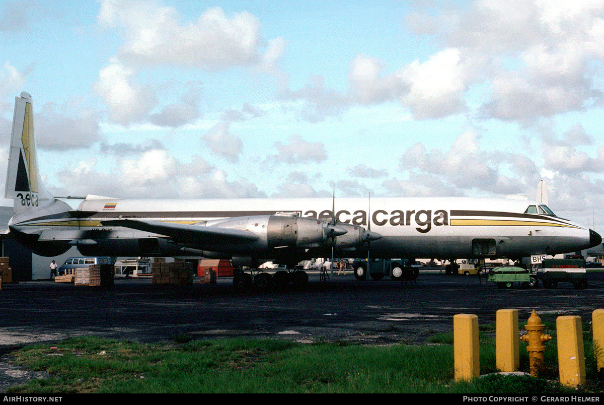 Aircraft Photo of HC-BHS | Canadair CL-44D4-1 | AECA Carga - Aeroservicios Ecuatorianos | AirHistory.net #101998