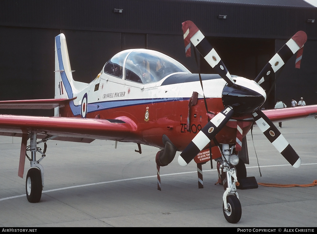 Aircraft Photo of ZF409 | Short S-312 Tucano T1 | UK - Air Force | AirHistory.net #102004