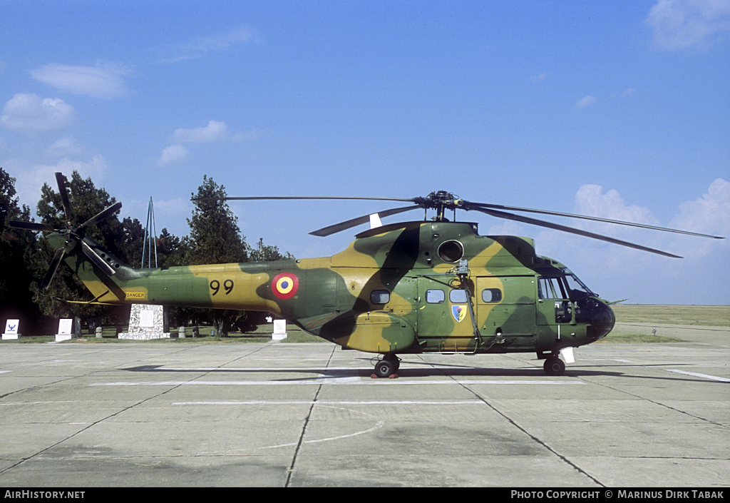 Aircraft Photo of 99 | Aerospatiale IAR-330L Puma | Romania - Air Force | AirHistory.net #102018