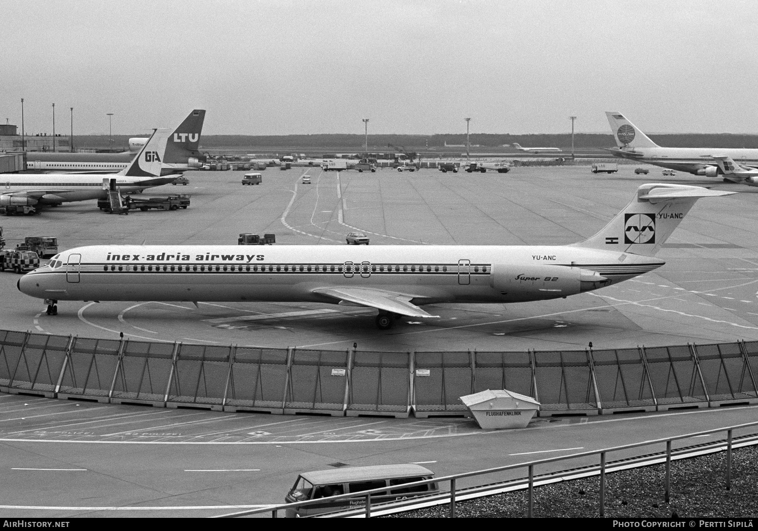 Aircraft Photo of YU-ANC | McDonnell Douglas MD-82 (DC-9-82) | Inex-Adria Airways | AirHistory.net #102021