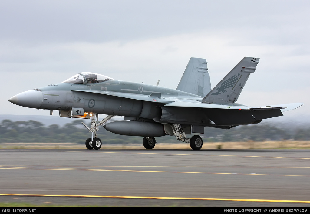 Aircraft Photo of A21-49 | McDonnell Douglas F/A-18A Hornet | Australia - Air Force | AirHistory.net #102050