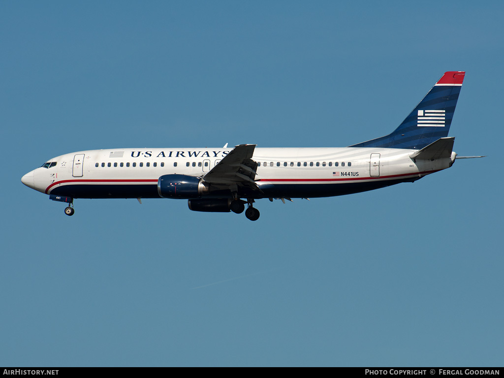 Aircraft Photo of N441US | Boeing 737-4B7 | US Airways | AirHistory.net #102057