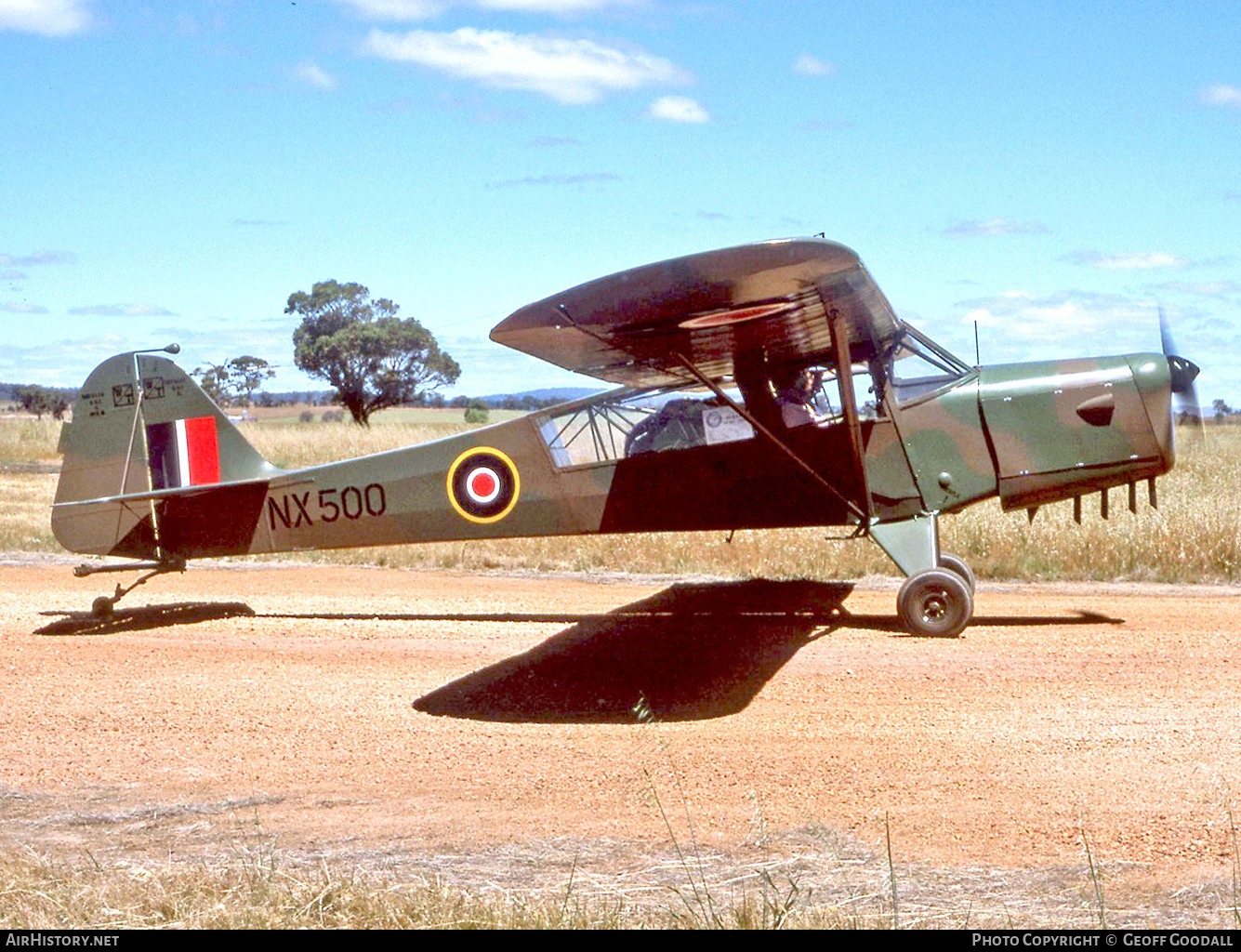 Aircraft Photo of VH-MBA / NX500 | Taylorcraft E Auster Mk3 | UK - Air Force | AirHistory.net #102063